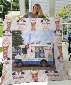 Mister Softee Quilt Blanket