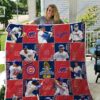 Mlb 8211 Chicago Cubs Quilt Blanket 03