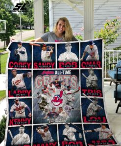 Mlb 8211 Cleveland Indians Quilt Blanket