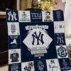 Mlb 8211 New York Yankees Quilt Blanket 01
