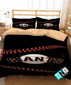 Mlb San Francisco Giants Logo 3d Printed Bedding Set