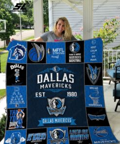 Nba 8211 Dallas Mavericks 17 Quilt Blanket