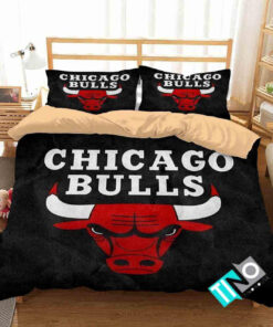 Nba Chicago Bulls 1 Logo 3d Personalized Customized Beddingsets Duvet Cover Bedroom Set Bedset Bedlinen V