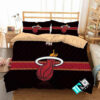Nba Miami Heat 1 Logo 3d Personalized Customized Beddingsets Duvet Cover Bedroom Set Bedset Bedlinen N