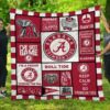 Ncaa Alabama Crimson Tide Quilt Blanket 736