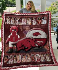 Ncaa Arkansas Razorbacks Quilt Blanket 778