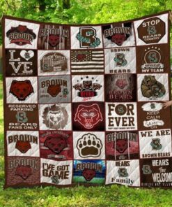Ncaa Brown Bears Quilt Blanket 1523