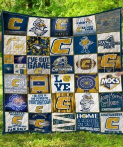 Ncaa Chattanooga Mocs Quilt Blanket 1566