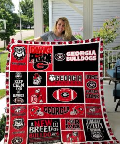 Ncaa Georgia Bulldogs Quilt Blanket 849