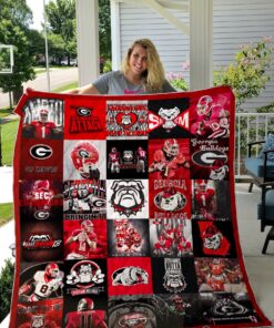 Ncaa Georgia Bulldogs Quilt Blanket 850