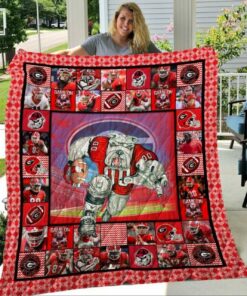 Ncaa Georgia Bulldogs Quilt Blanket 879