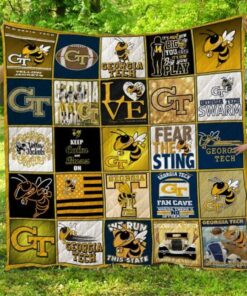 Ncaa Georgia Tech Yellow Jackets Quilt Blanket 91