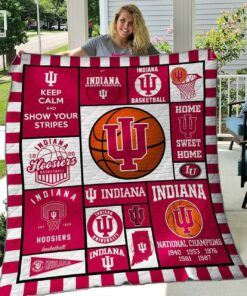 Ncaa Indiana Hoosiers Quilt Blanket 433