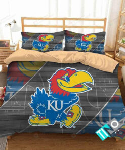 Ncaa Kansas Jayhawks 1 Logo N 3d Duvet Cover Bedding Sets