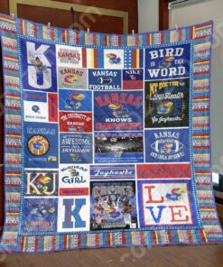 Ncaa Kansas Jayhawks Quilt Blanket 323