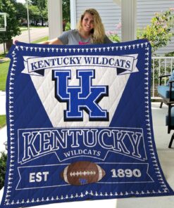 Ncaa Kentucky Wildcats Quilt Blanket 900