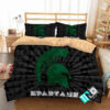 Ncaa Michigan State Spartans 3 Logo N 3d Duvet Cover Bedding Sets