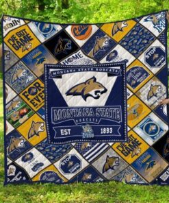 Ncaa Montana State Bobcats Quilt Blanket 1506