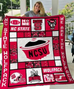 Ncaa Nc State Wolfpack Quilt Blanket 1632
