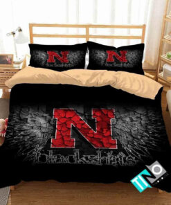 Ncaa Nebraska Cornhuskers Logo 3d Printed Duvet Cover Bedding Set