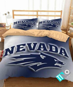 Ncaa Nevada Wolf Pack 3 Logo N 3d Duvet Cover Bedding Sets