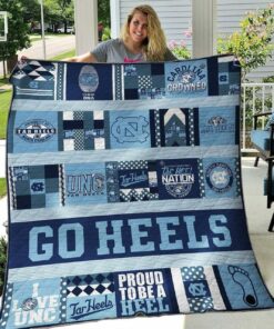 Ncaa North Carolina Tar Heels Quilt Blanket 175