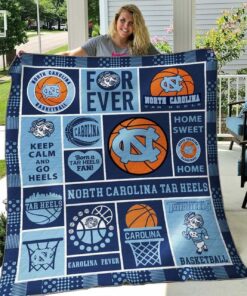 Ncaa North Carolina Tar Heels Quilt Blanket 182