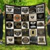 Ncaa Oakland Golden Grizzlies Quilt Blanket 1271