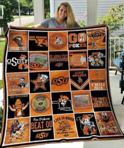 Ncaa Oklahoma State Cowboys Quilt Blanket 354