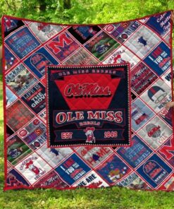 Ncaa Ole Miss Rebels Quilt Blanket 983
