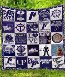 Ncaa Portland Pilots Quilt Blanket 1497
