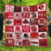 Ncaa Rutgers Scarlet Knights Quilt Blanket 563