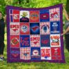 Ncaa Smu Mustangs Quilt Blanket 1106