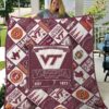 Ncaa Virginia Tech Hokies Quilt Blanket 264