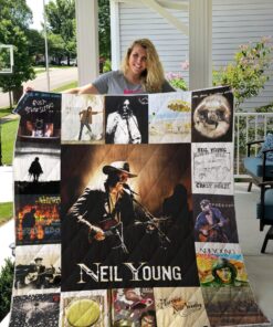 Neil Young Quilt Blanket For Fans Ver 17