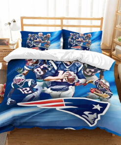 New England Patriots Bedding Set, New England Patriots Duvet Covers, New England Patriots Nfl Bedding, New England Patriots Nfl Fan Tdvc20