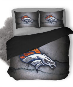 Nfl Denver Broncos Duvet Cover Bedding Set Dup