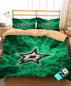 Nhl Dallas Stars 2 Logo 3d Personalized Customized Beddingsets Duvet Cover Bedroom Set Bedset Bedlinen V