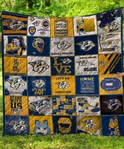 Nhl Nashville Predators Quilt Blanket
