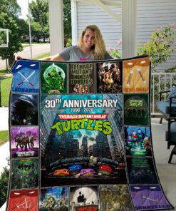 Ninja Turtles 30th Anniversary Quilt Blanket