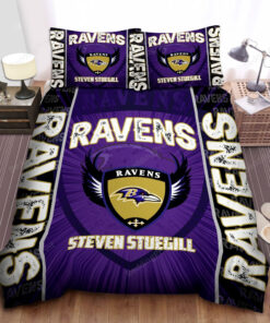 Personalized Baltimore Ravens Bedding Set