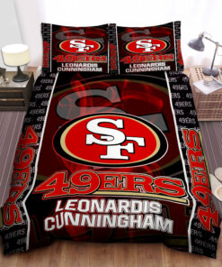 Personlized Custom Name San Francisco 49ers Duvet Covers Bedding Set Gift For Fans