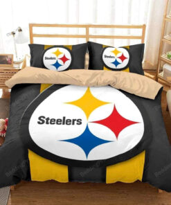 Pittsburgh Steelers Customize Duvet Cover Bedding Set
