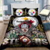 Pittsburgh Steelers Pennywise Bedding Set Duvet Cover Pillow Cases