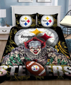 Pittsburgh Steelers Pennywise Bedding Set Duvet Cover Pillow Cases