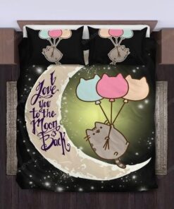 Pusheen The Cat I Love You To The Moon And Back Bedding Set