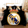 Real Madrid Logo 3d Printed Duvet Cover Bedding Set