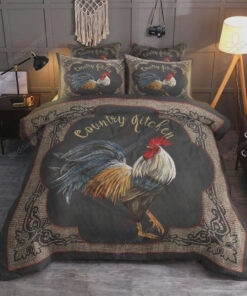 Rooster Country Chicken Printed Bed Sheets Duvet Cover Bedding Sets