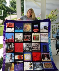 Rush Band Album Covers Quilt Blanket