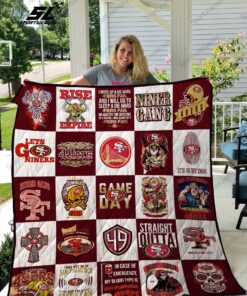 San Francisco 49ers Quilt Blanket Ver 25